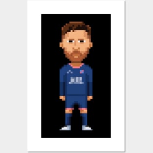 Messi 8bit Posters and Art